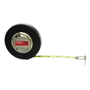 PRODUCTS | Lufkin HW226 Banner 100 ft. SAE Yellow Clad Steel Tape Measure with 1/8 in. Fractional