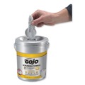 Cleaning & Janitorial Supplies | GOJO Industries 6396-06 Scrubbing Towels, Hand Cleaning, Fresh Citrus 10-1/2 in. x 12-1/4 in. (6 Canisters/Carton, 72/Canister) image number 1