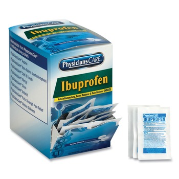 PhysiciansCare 90109-001 200 Mg Ibuprofen Tablets (2-Piece/Pack, 125 Packs/Box)