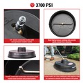 Pressure Washer Accessories | Simpson 80165 Universal 3700 PSI 15 in. Pressure Washer Surface Cleaner image number 2