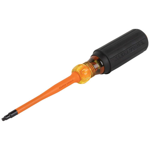 Klein Tools 6944INS #2 Square Tip 4 in. Round Shank Insulated Screwdriver image number 0