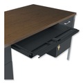 New Arrivals | Alera ALESD6030BM 2-Pedestal 60 in. x 30 in. x 29.5 in. Steel Desk - Mocha/Black image number 3