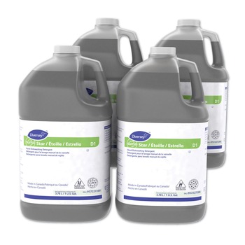 DISH SOAPS | Diversey Care 957227280 Suma Star D1 1-Gallon Bottles Hand Dishwashing Detergent - Unscented (4-Piece/Carton)
