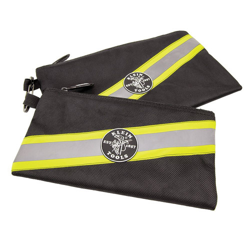 Klein Tools 55599 High Visibility Zipper Bags (2/Pack) image number 0