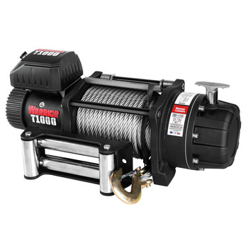WINCHES | Warrior Winches T1000-100 Elite Combat 10000 lbs. Capacity Winch with Steel Cable