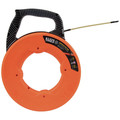 Klein Tools 56351 3/16 in. x 100 ft. Fiberglass Fish Tape with Spiral Steel Leader image number 2
