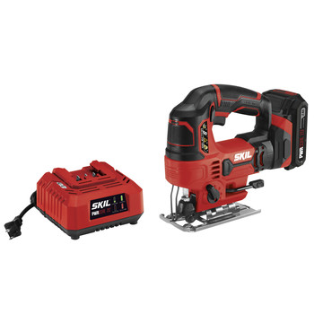 Skil Js820302 Pwrcore 20 20v 7 8 In Jigsaw With 1 2 Ah Lithium Ion Battery And Charger Tyler Tool