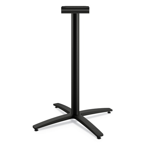 Office Desks & Workstations | HON HBTTX42L.CBK Between Seated Height X-Base for 42 in. Table Tops - Black Mica image number 0