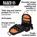 Klein Tools 55421BP-14 Tradesman Pro 14 in. Tool Bag Backpack - Black image number 5
