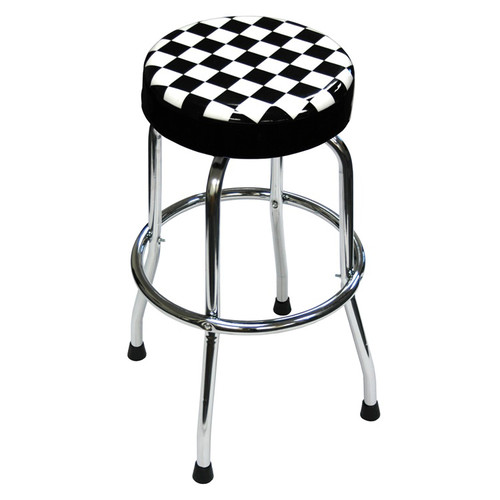 ATD 81055 Shop Stool with Checker Design image number 0
