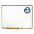 test | Quartet S577 Classic Total Erase 72 in. x 48 in. Dry Erase Board - White/Oak image number 2
