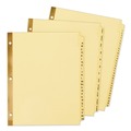 Friends and Family Sale - Save up to $60 off | Avery 11306 Preprinted Laminated Tab Dividers W/gold Reinforced Binding Edge, 25-Tab, Letter image number 1