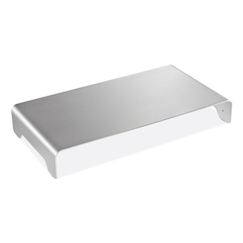 Innovera IVR55015 Slim 22 lbs. Capacity 15.75 x 8.25 in. x 2.5 in. Aluminum Monitor Riser - Silver