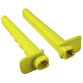 Save an extra 15% off Klein Tools! | Klein Tools 13134 2-Piece Replacement Plastic Handle Set for 63607 2017 Edition Cable Cutter - Yellow image number 3