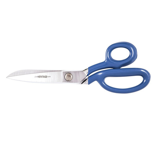 Scissors | Klein Tools 211H 11-1/2 in. Knife Edge Bent Trimmer Scissors with Blue Coating image number 0