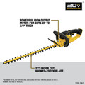 Dewalt DCHT820B 20V MAX Lithium-Ion 22 In. Hedge Trimmer (Tool Only) image number 3