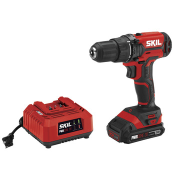 Skil DL527502 20V PWRCORE20 Brushless Lithium-Ion 1/2 in. Cordless Drill Driver Kit (2 Ah)