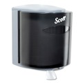 Scott 09989 10.3 in. x 9.3 in. x 11.9 in. Roll Control Center Pull Towel Dispenser - Smoke/Gray image number 0