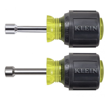 Klein Tools 610 2-Piece 1-1/2 in. Shaft Stubby Nut Driver Set