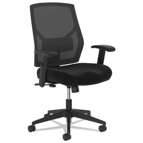 HON HVL581.ES10.T Crio 250 lbs. Capacity High-Back Task Chair - Black image number 0