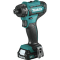 Makita FD10R1 12V max CXT Lithium-Ion Hex Brushless 1/4 in. Cordless Drill Driver Kit (2 Ah) image number 1