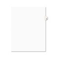 New Arrivals | Avery 01056 11 in. x 8.5 in. 10-Tab 56 Tab Titles Avery Style Preprinted Legal Exhibit Side Tab Index Dividers - White (25-Piece/Pack) image number 0