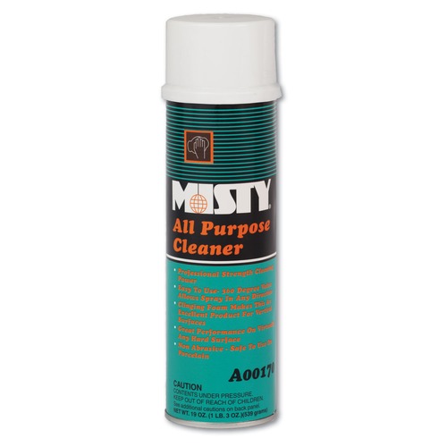 All-Purpose Cleaners | Misty 1001592 19 oz. Mint Scent, All-Purpose Cleaner Aerosol Spray (12/Carton) image number 0