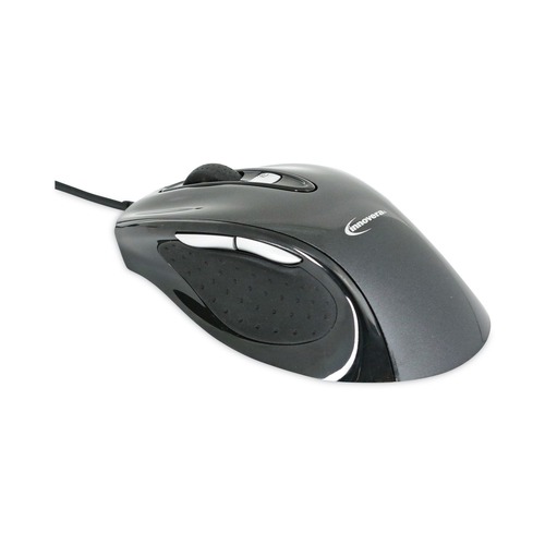  | Innovera IVR61014 Full-Size USB 2.0 Right Hand Wired Optical Mouse - Black image number 0