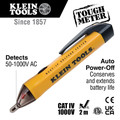 New Arrivals | Klein Tools NCVT1P 1.5V Non-Contact 50 - 1000V AC Cordless Voltage Tester Pen image number 1