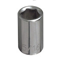 Sockets | Klein Tools 65607 1/4 in. Drive 7/16 in. Standard 6-Point Socket image number 0