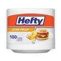 New Arrivals | Hefty D28100 Soak Proof Tableware, Foam Plates, 8 7/8-in Dia (100/Pack) image number 1