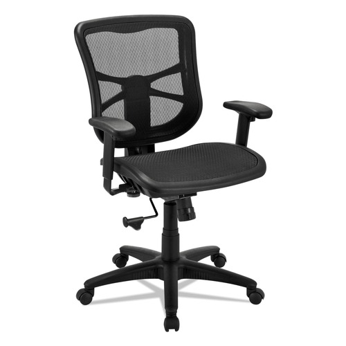 New Arrivals | Alera ALEEL42B18 Alera Elusion Series Air Mesh Mid-Back Swivel/tilt Chair, Black image number 0