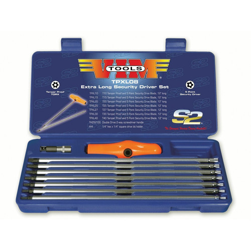 VIM Tool TPXL08 10-Piece 5-Point Security Driver Set image number 0