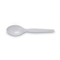 Dixie TM207 Heavy Mediumweight Plastic Cutlery Teaspoons - White (100/Box) image number 1