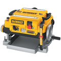 Dewalt DW735X 13 in. Two-Speed Thickness Planer with Support Tables and Extra Knives image number 1