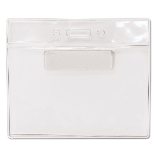 | Advantus 97071 4 in. x 3 in. Horizontal, Magnetic-Style Name Badge Kits - Clear (20/Pack) image number 0