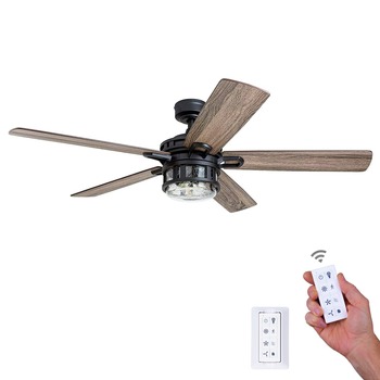 PRODUCTS | Honeywell 52 in. Bontera Indoor LED Ceiling Fan with Light - Matte Black