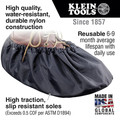 Footwear | Klein Tools 55488 1 Pair Tradesman Pro Shoe Covers - Large, Black image number 1