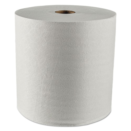 Scott 1080 Essential 1.5 in. Core 8 in. x 425 ft. Universal Plus Hard Towel Rolls - White (425-Piece/Roll, 12 Rolls/Carton) image number 0