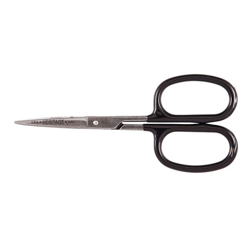 Scissors | Klein Tools 546C 5-1/2 in. Rubber Flashing Scissors with Curved Blade image number 0