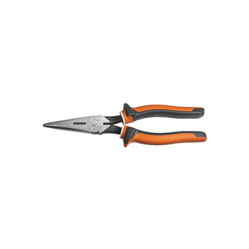Klein Tools 2038EINS 8 in. Slim Insulated Long Nose Side Cutter Pliers