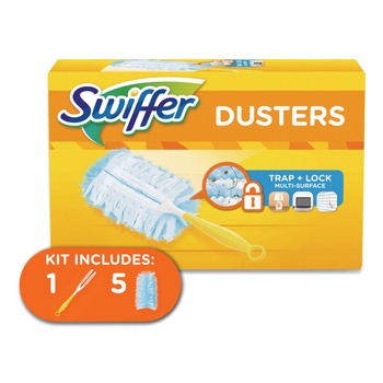 Swiffer PGC11804KT Dusters Starter Kit - Blue/Yellow (6-Piece)