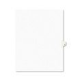 Avery 01415 11 in. x 8.5 in. Legal Exhibit Letter O Side Tab Index Dividers - White (25-Piece/Pack) image number 0