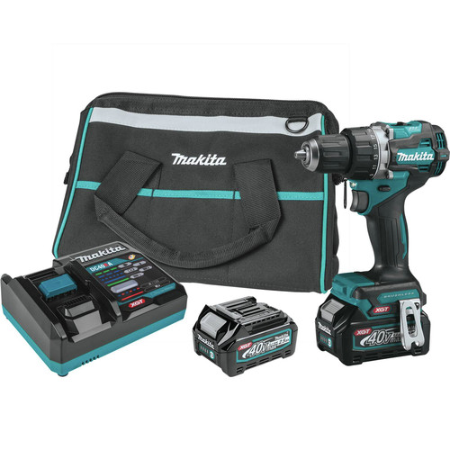 Makita GFD02D 40V Max XGT Brushless Lithium-Ion 1/2 in. Cordless Compact Drill Driver Kit (2.5 Ah) image number 0