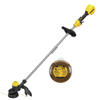 STRING TRIMMERS | Dewalt DCST925B-DWO1DT802 20V MAX Lithium-Ion 13 in. Cordless String Trimmer and 0.080 in. x 225 ft. String Trimmer Line Bundle (Tool Only)