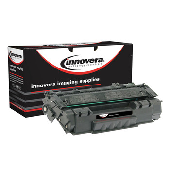 Innovera IVR5949MICR Remanufactured 2500-Page Yield MICR Toner for HP 49AM (Q5949AM) - Black