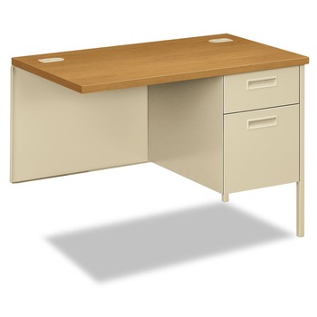 HON HP3235R.C.L Metro Classic Series 42 in. x 24 in. Workstation Right Return - Harvest/Putty