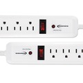 Innovera IVR71653 2/PK 4 ft. Cord 540 Joules 6 Outlets Surge Protector - White image number 1