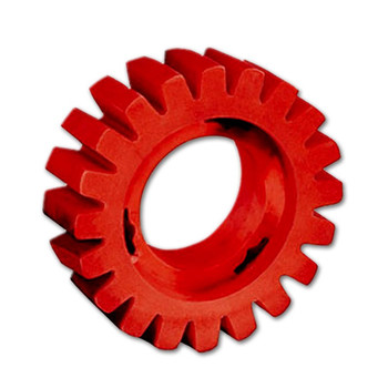 Dynabrade 92255 Red-Tred Eraser Wheel 4 in. x 3/4 in.