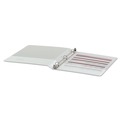  | Universal UNV20952PK 11 in. x 8.5 in., 0.5 in. Capacity, 3 Rings, Economy Round Ring View Binder - White (6/Pack) image number 2